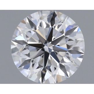 0.56 Carat Round D IF EX GIA Natural Diamond