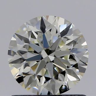 0.80 Carat Round K VS1 EX GIA Natural Diamond