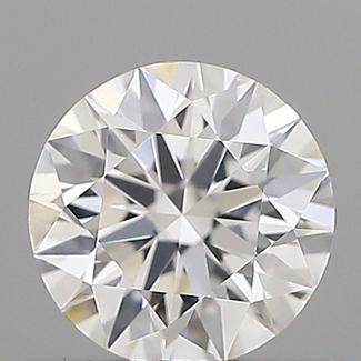 0.36 Carat Round D VVS2 EX GIA Natural Diamond