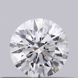 0.28 Carat Round D VVS1 EX GIA Natural Diamond