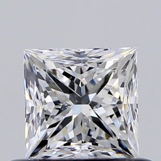 0.50 Carat Princess E SI2 - VG GIA Natural Diamond