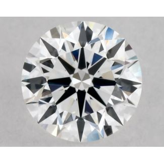 0.72 Carat Round E VVS2 EX GIA Natural Diamond