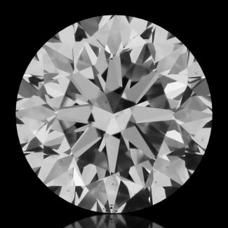 0.62 Carat Round I VS2 VG EX GIA Natural Diamond