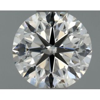 0.5 Carat Round H SI2 VG EX GIA Natural Diamond