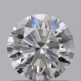 0.91 Carat Round F SI1 VG EX GIA Natural Diamond