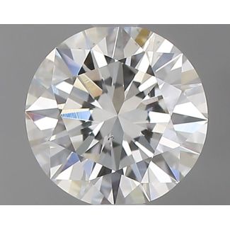 0.6 Carat Round F VS2 EX GIA Natural Diamond