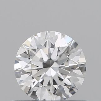 0.55 Carat Round D VVS1 EX GIA Natural Diamond