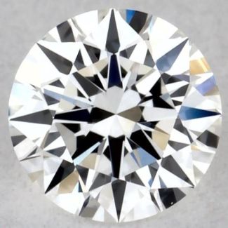 0.23 Carat Round F VVS2 EX GIA Natural Diamond