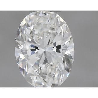 0.42 Carat Oval F VVS2 - VG GD IGI Natural Diamond