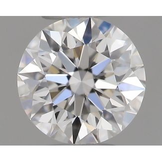 0.35 Carat Round F VVS1 EX GIA Natural Diamond