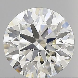 0.52 Carat Round H VS1 EX IGI Natural Diamond