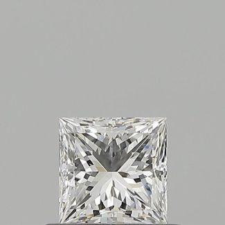 0.56 Carat Princess F VVS2 - EX VG GIA Natural Diamond