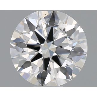 0.35 Carat Round E SI1 EX GIA Natural Diamond