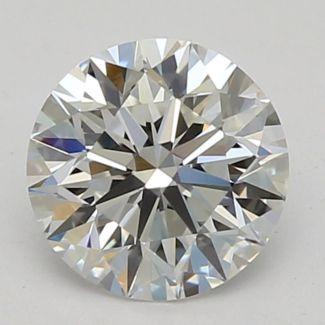 0.55 Carat Round F VVS2 EX GIA Natural Diamond