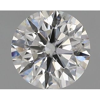 0.5 Carat Round F SI2 EX VG GIA Natural Diamond