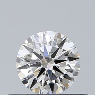 0.32 Carat Round H IF EX GIA Natural Diamond