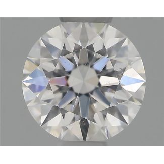 0.40 Carat Round F SI2 EX VG GIA Natural Diamond