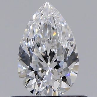 0.50 Carat Pear D VS2 - VG GIA Natural Diamond