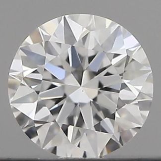 0.22 Carat Round D VS1 EX GIA Natural Diamond