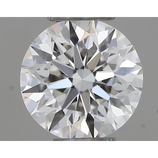 0.24 Carat Round F VVS2 EX GIA Natural Diamond