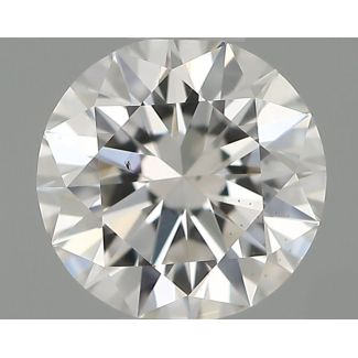 0.36 Carat Round F VS2 EX GIA Natural Diamond