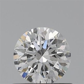 0.50 Carat Round E SI1 EX GIA Natural Diamond