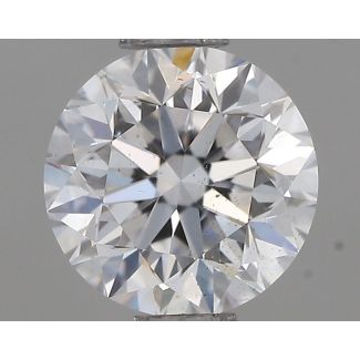 0.71 Carat Round D SI1 GD VG EX GIA Natural Diamond