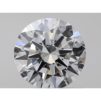 0.56 Carat Round F VS1 EX GIA Natural Diamond