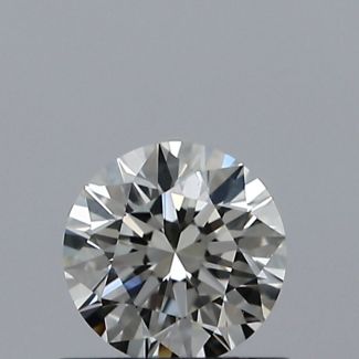 0.50 Carat Round K VVS2 EX GIA Natural Diamond