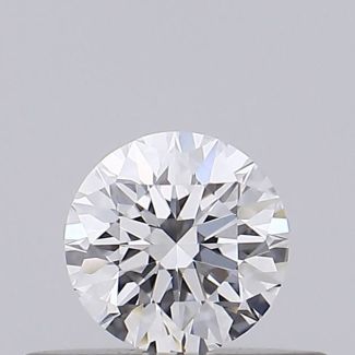 0.27 Carat Round D VVS2 EX GIA Natural Diamond