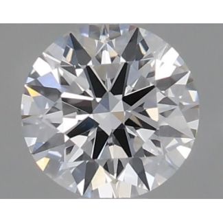 0.4 Carat Round E VVS2 EX GIA Natural Diamond