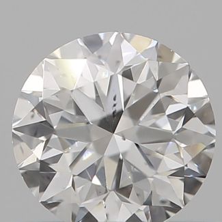 0.4 Carat Round F SI1 VG EX GIA Natural Diamond