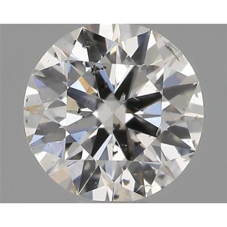 0.40 Carat Round G SI2 EX IGI Natural Diamond