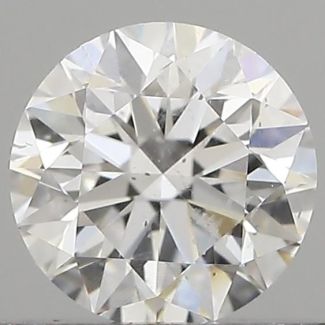 0.40 Carat Round D SI2 VG GIA Natural Diamond