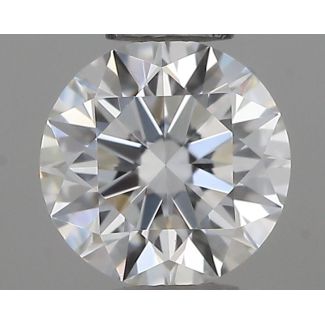 0.26 Carat Round G VVS2 EX VG GIA Natural Diamond