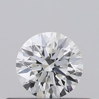 0.3 Carat Round F SI1 EX GIA Natural Diamond