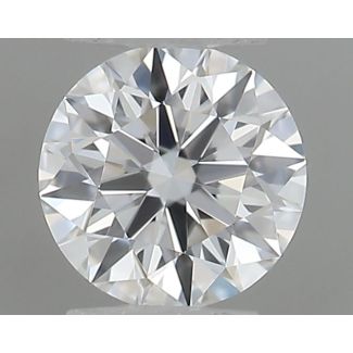 0.18 Carat Round E IF EX GIA Natural Diamond