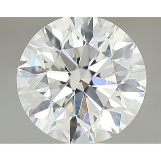 0.51 Carat Round D VS2 EX GIA Natural Diamond