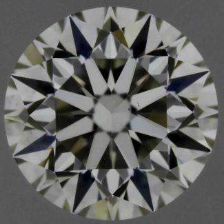 0.38 Carat Round J VS1 EX GIA Natural Diamond