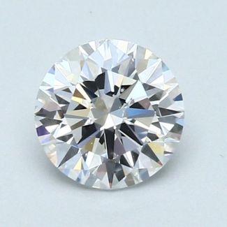 1.01 Carat Round D VS2 EX VG GIA Natural Diamond