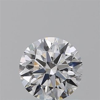 0.62 Carat Round D VVS1 EX GIA Natural Diamond