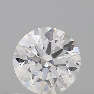 0.35 Carat Round D VVS1 EX GIA Natural Diamond