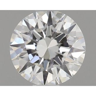 0.24 Carat Round F VVS1 EX GIA Natural Diamond