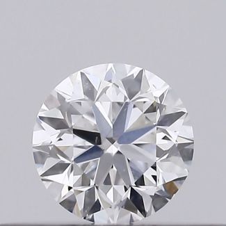 0.23 Carat Round D VS2 VG EX GIA Natural Diamond