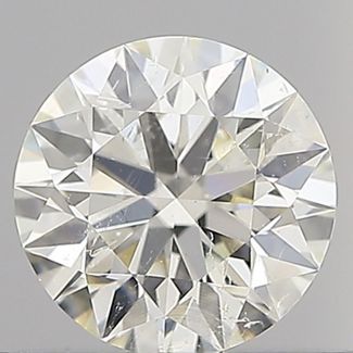 0.50 Carat Round H SI2 EX IGI Natural Diamond