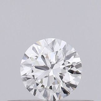 0.23 Carat Round D SI2 EX GIA Natural Diamond