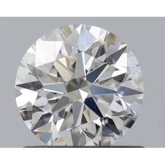 0.83 Carat Round H VS2 EX GIA Natural Diamond