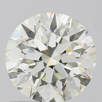 1.0 Carat Round H VVS1 EX IGI Natural Diamond