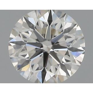 0.32 Carat Round H VS2 EX GIA Natural Diamond