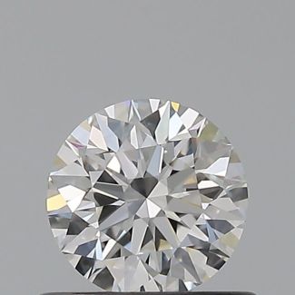 0.51 Carat Round G VVS1 EX GIA Natural Diamond